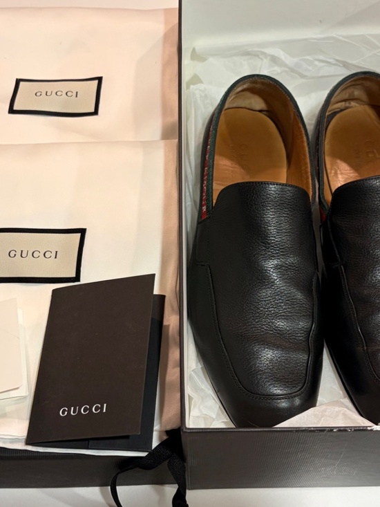 Gucci Men’s Leather Loafers Size US 7.5 main image 9